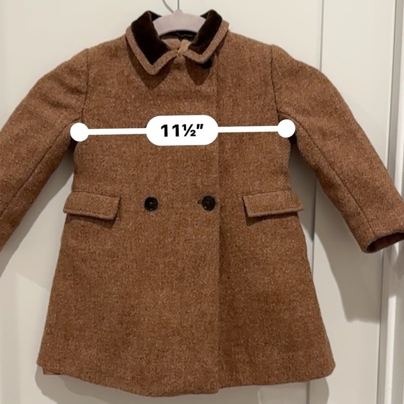 HARRODS CHILPRUFE Vintage 1950 Brown Hand Woven Harris Tweed Jacket Coat 18M - Picture 5 of 9